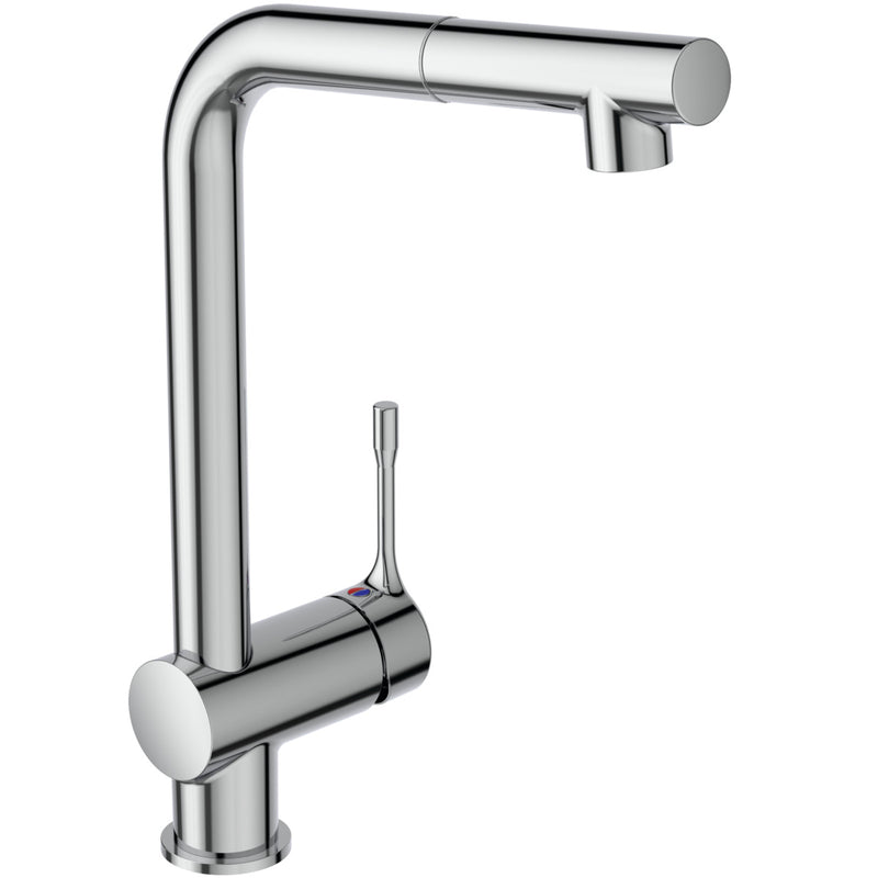 Ideal Standard - Küchenarm. CERALOOK, ND,m.herausz.HB, m.hohem Auslauf, Ausld.207mm, Chrom