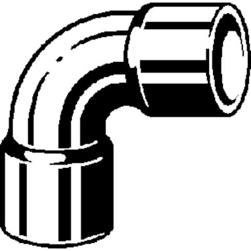 Viega - Winkel 95090 42mm, 2 Muffen, Kupfer