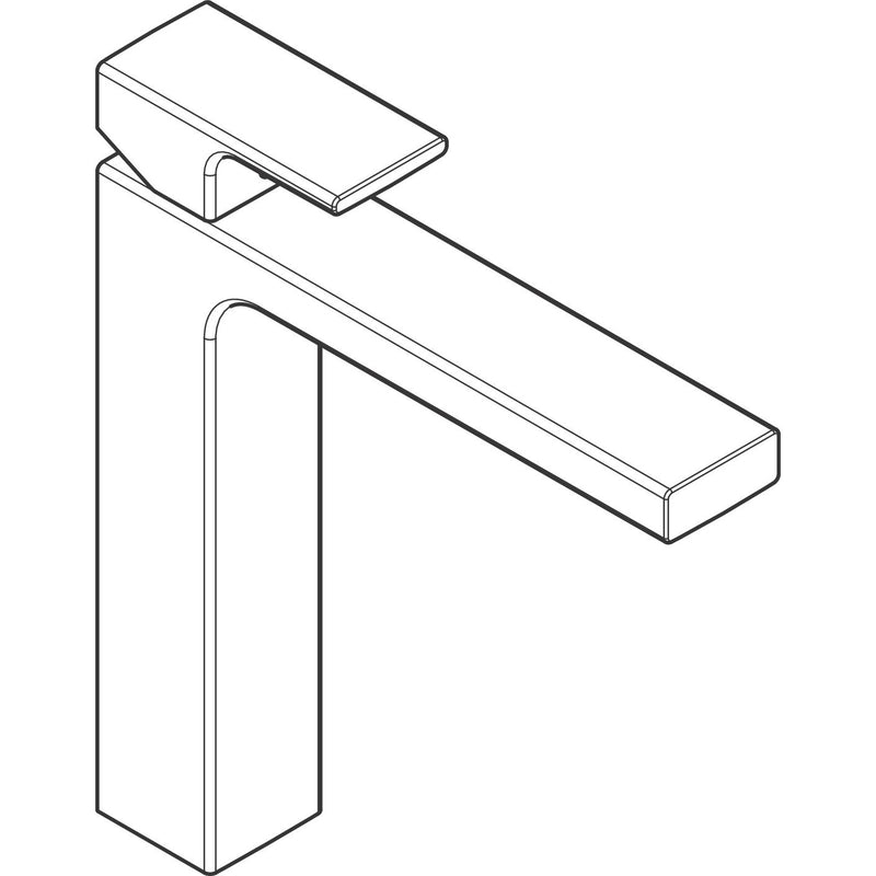 Hansgrohe - Waschtischmischer 190 VERNIS Shape ohne Ablaufgarnitur mattschwarz