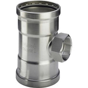 Viega - T-Stück SANPRESS Inox XL 2317.2XL 108,0mm x 3/4 IG x 108,0mm Edelstahl