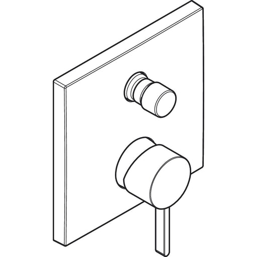 Hansgrohe - Wannenmischer Unterputz FINORIS Fertigset chrom