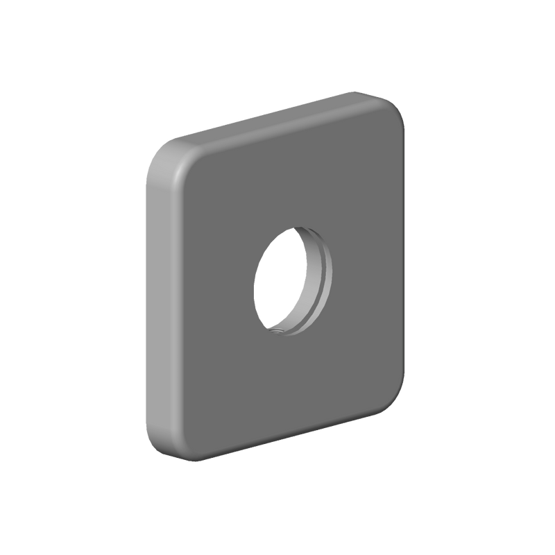 Dornbracht - Rosette Ersatzteile 092796001 63 x 63 x 9 mm chrom