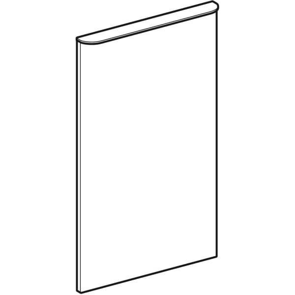 Geberit Vertriebs - Tür, Anschlag links mit Griff, weiß Smyle Square Seitenschrank, B: 36cm