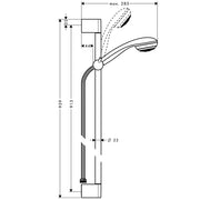 Hansgrohe - Brausegarnitur UNICA CROMETTA 85 1jet 900mm 27729000 chrom
