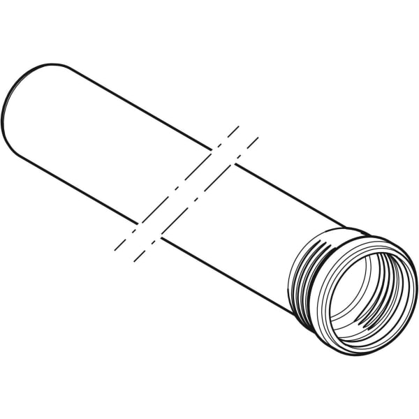 Geberit Vertriebs - Silent-Pro Rohr mit Muffe d125mm L15cm
