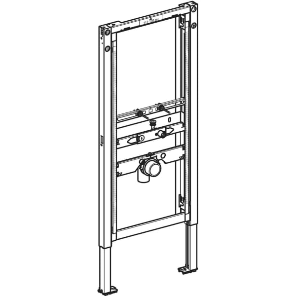 Geberit Vertriebs - Duofix Element f. Urinal, 112-130 cm universell, für AD-Druckspüler
