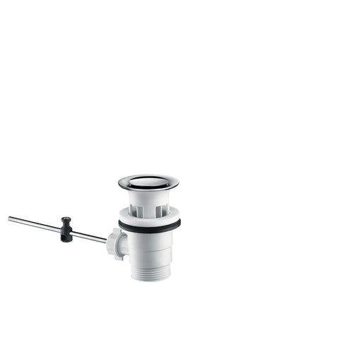 Hansgrohe - Ablaufventil Kunststoff mit Edelstahl Blende