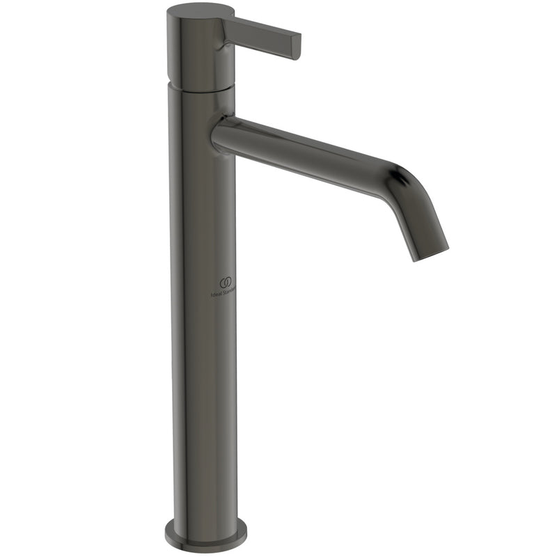 Ideal Standard - Waschtischarmatur JOY, m.verl.Sockel, o.Ablgarn., Ausld.170mm, Magnetic grey