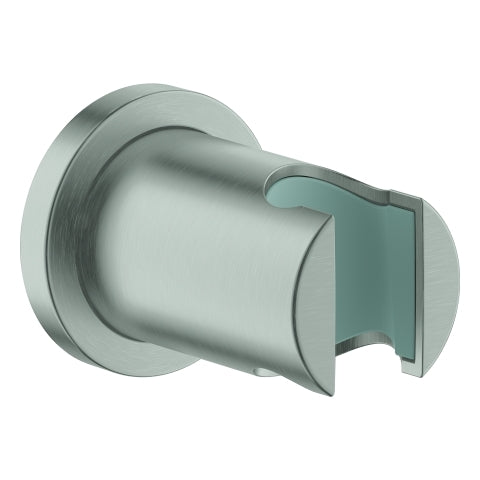 Grohe - Wandbrausehalter RAINSHOWER 27074 nicht verstellb. Rosette rund supersteel