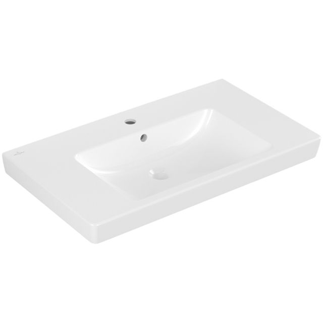 VILLEROY & BOCH - Schrank-WT Subway 2.0 800x475 mm Rechteck 1HL. mit Überlauf Weiß Alpin