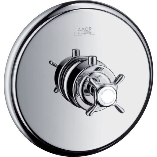 Hansgrohe - Fertigset UP Thermostat AXOR MONTREUX 16815 brushed nickel m.Kreuzgriff