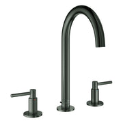 Grohe - 3-Loch-WT-Batterie Atrio 20649 Rohrauslauf Hebelgr. hard graphite geb