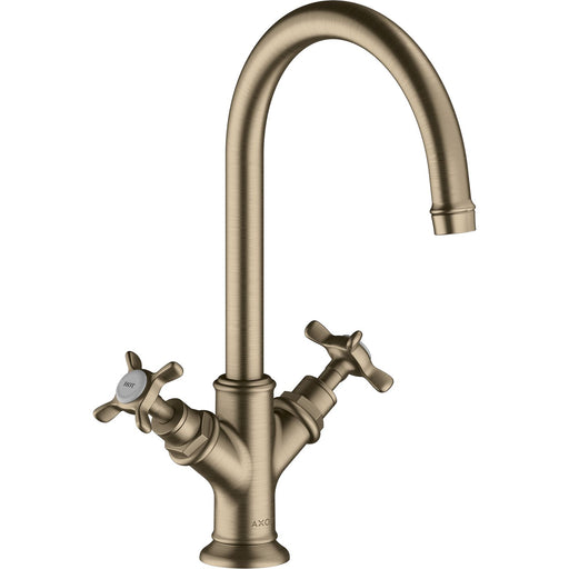 Hansgrohe - 2-Griff WT-Armatur AXOR MONTREUX 16506820 brushed nickel o.Ablaufgarnitur