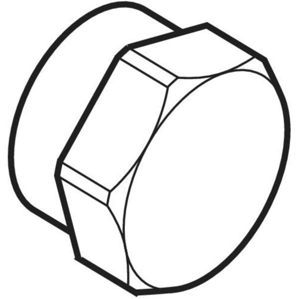 Geberit Vertriebs - PushFit Kappe (Ms) Rp1 für (Ms) Verteiler
