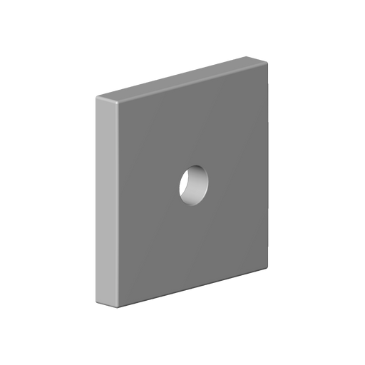 Dornbracht - Rosette Ersatzteile 092798001 60 x 60 x 9 x D. 14,8 mm plati