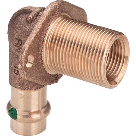 Viega - Wanddurchführung SANPRESS 2232.1 15 x 1/2 IG x 3/4 x 35mm Rotguss