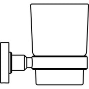 Ideal Standard - Zahnbecher IOM aus Klarglas Chrom