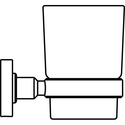 Ideal Standard - Zahnbecher IOM aus Klarglas Chrom