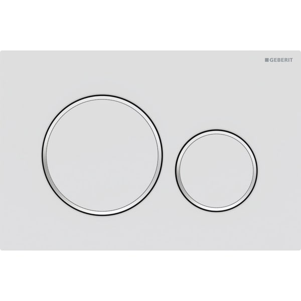 Geberit Vertriebs - BetPl. SIGMA20, für Spül-Stopp-Sp. weiß matt
