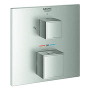 Grohe - THM-Brausebatterie GROHTHERM Cube 24154 FMS für 35600 2-W-Umst. supersteel