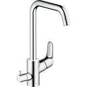 Hansgrohe - Spültisch EHM FOCUS 31823 chrom m.Geräteabsperrventil