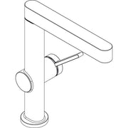 Hansgrohe - Waschtischmischer 230 FINORIS Ausziehbrause 2jet mattschwarz