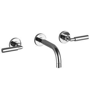 Dornbracht - Fertigset WT- Wandarmatur TARA 36712882 Hebelgriff platin