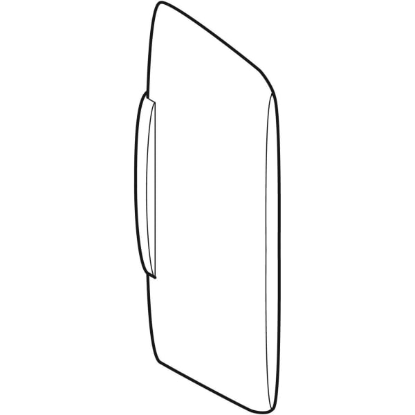 Geberit Vertriebs - Urinaltrennwand Kunststoff, Basic