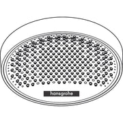 Hansgrohe - Kopfbrause RAINFINITY 250 1jet Deckenmontage PGO