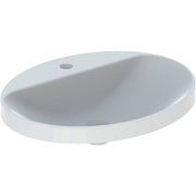Geberit Vertriebs - Einbau-WT VARIFORM, oval, 600x480mm mit Hahnloch, o. Ül., weiß, KeraTect