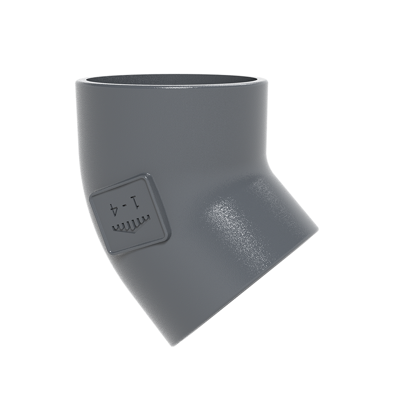 Fornatis - Bogen DN 80 45 Grad