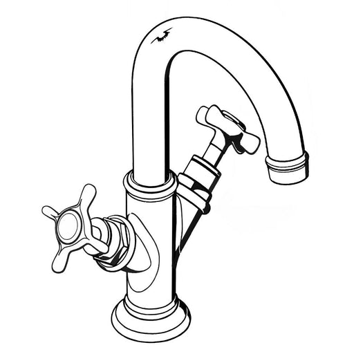 Hansgrohe - 2-Griff WT-Armatur AXOR MONTREUX 16505820 brushed nickel m.Ablaufgarnitur
