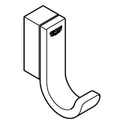 Grohe - Bademantelhaken SELECTION 41039 einfach supersteel