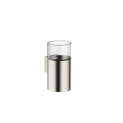 Dornbracht - Glashalter mit Glas Wandm. META 02 83400979-06 225x125x110 platin gebürstet