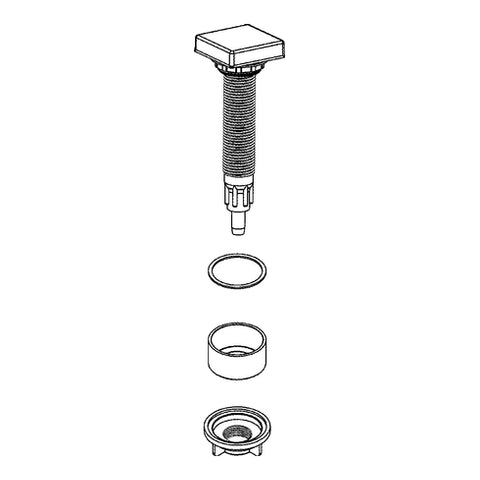 Grohe - Drehgriff 42574 für Küchenspüle edelstahl