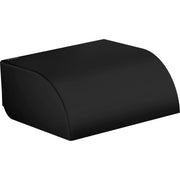 Hansgrohe - Toilettenpapierhalter mit Deckel Axor Universal Circular mattschwarz