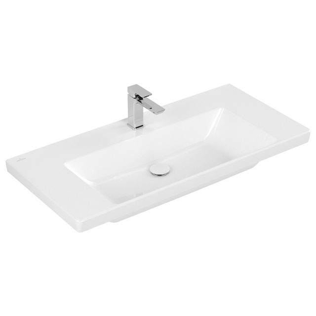 VILLEROY & BOCH - SchrankWT Subway 3.0 1000x470mm re-eckig 1HL. o. ÜL. Weiß Alpin cplus