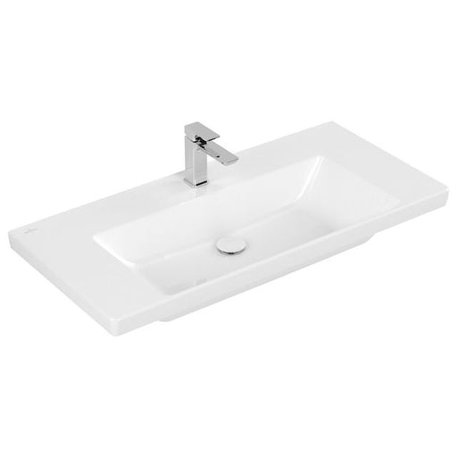 VILLEROY & BOCH - SchrankWT Subway 3.0 1000x470mm re-eckig 1HL. o. ÜL. Weiß Alpin cplus
