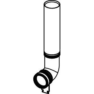 TECE SE - Spülrohr mit O-Ring # 9.820.011