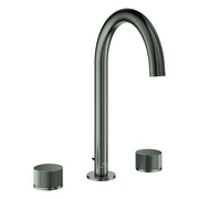 Grohe - 3-L-WT-Batterie Atrio Private C. 20595 Knopfbetätigung hard graphite geb