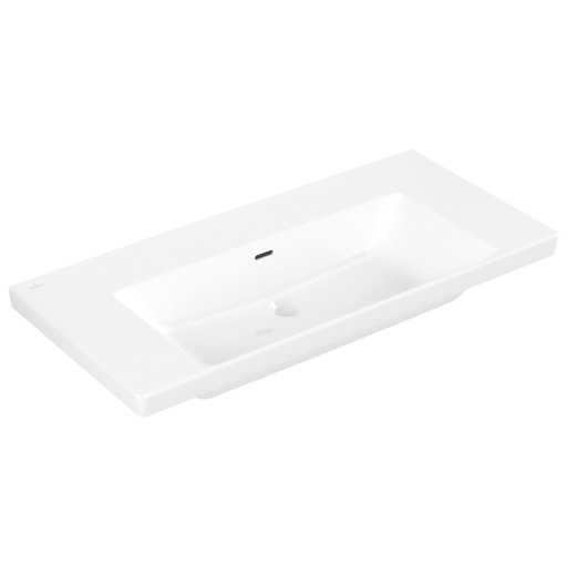 VILLEROY & BOCH - Schrankwaschtisch Subway 3.0 1000x 470mm Rechteck mit Überlauf Weiß Alpin