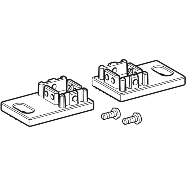 Geberit Vertriebs - Duofix Set Fußplatten (2 St.)