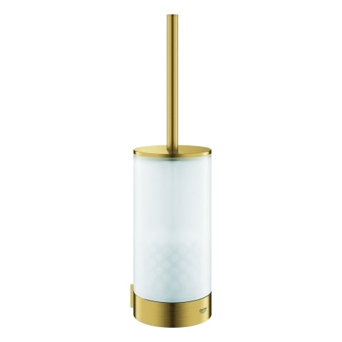 Grohe - WC-Bürstengarnitur SELECTION 41076 Glas/cool sunrise gebürstet