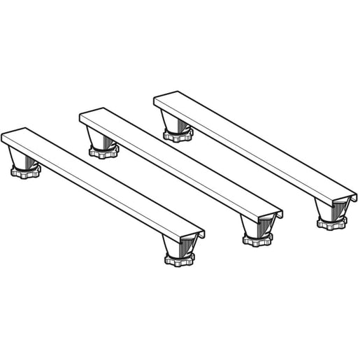 Geberit Vertriebs - Set Füße und 3 Traversen 800mm H:9-21cm, für Duschwanne aus Steinharz
