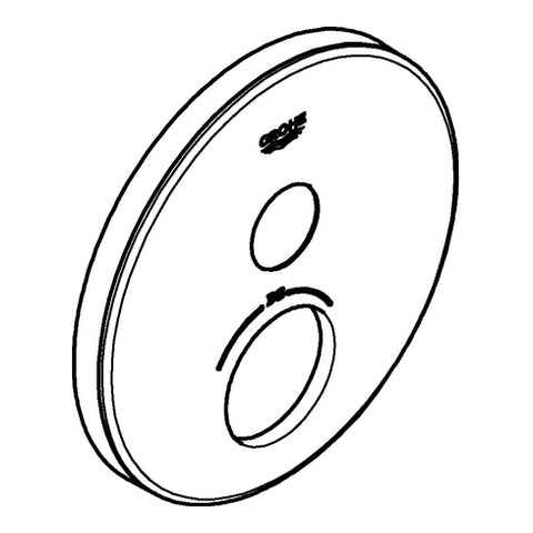Grohe - Rosette SmartControl 49031 rund moon white
