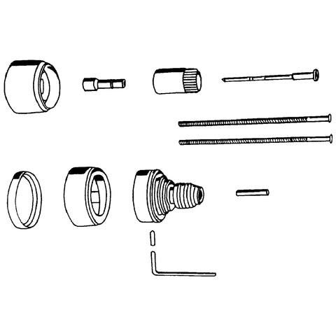 Grohe - Verlängerungsset 47261 27,5mm DN15 chrom
