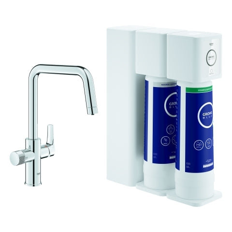 Grohe - Starter Kit GROHE Blue Pure Eurosmart 30587 U-Asl. UO/M-Filter chrom