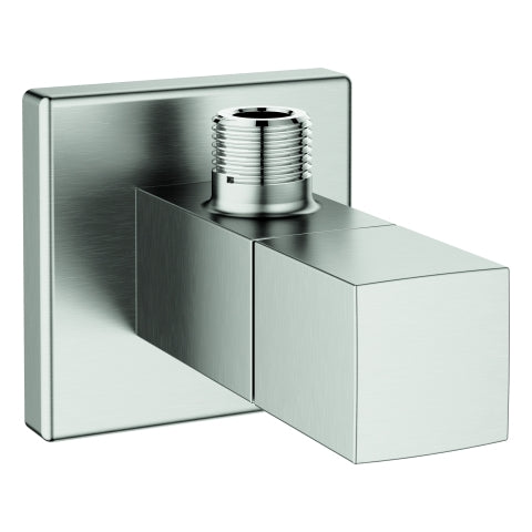 Grohe - Eckventil EUROCUBE 22012 DN15 Abgang 3/8'' supersteel