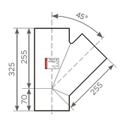 Fornatis - Abzweig DN 150x125 45 Grad