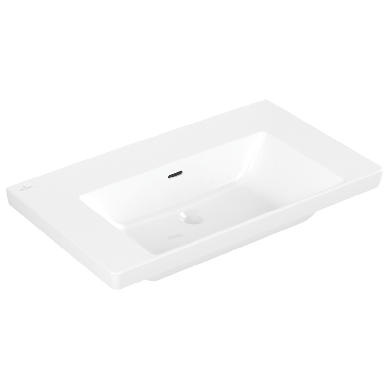 VILLEROY & BOCH - Schrankwaschtisch Subway 3.0 800x470 mm re-eckig m. ÜL. Weiß Alpin cplus